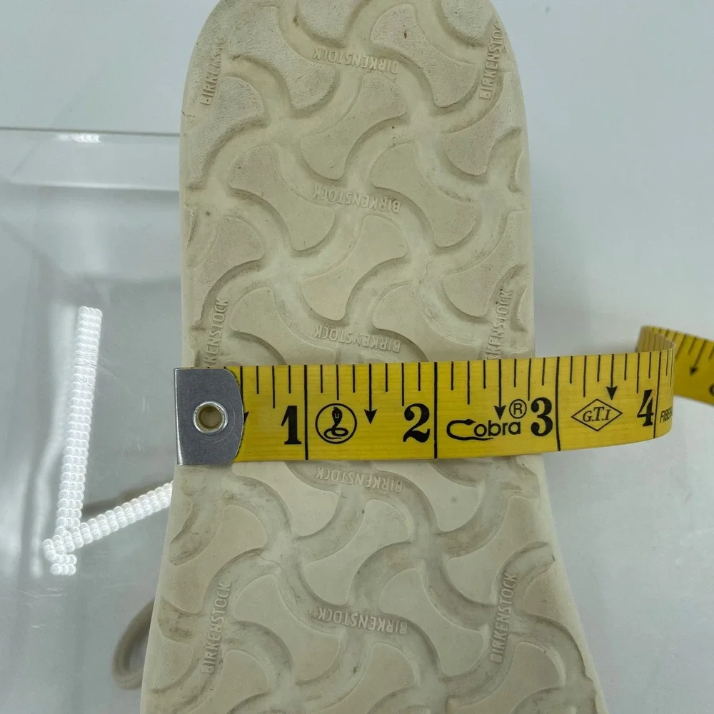 Birkenstock Womens Bend Low Sneaker Size 37 US 6 Eggshell Taupe Leather Nubuck‎